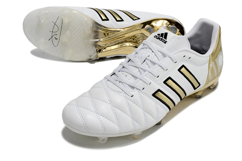 Chuteira Adidas 11 Pro Kross Dourada FG