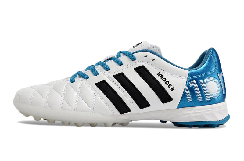 Chuteira Adidas 11 Pro "Tony Kroos" TF - Branco e Azul