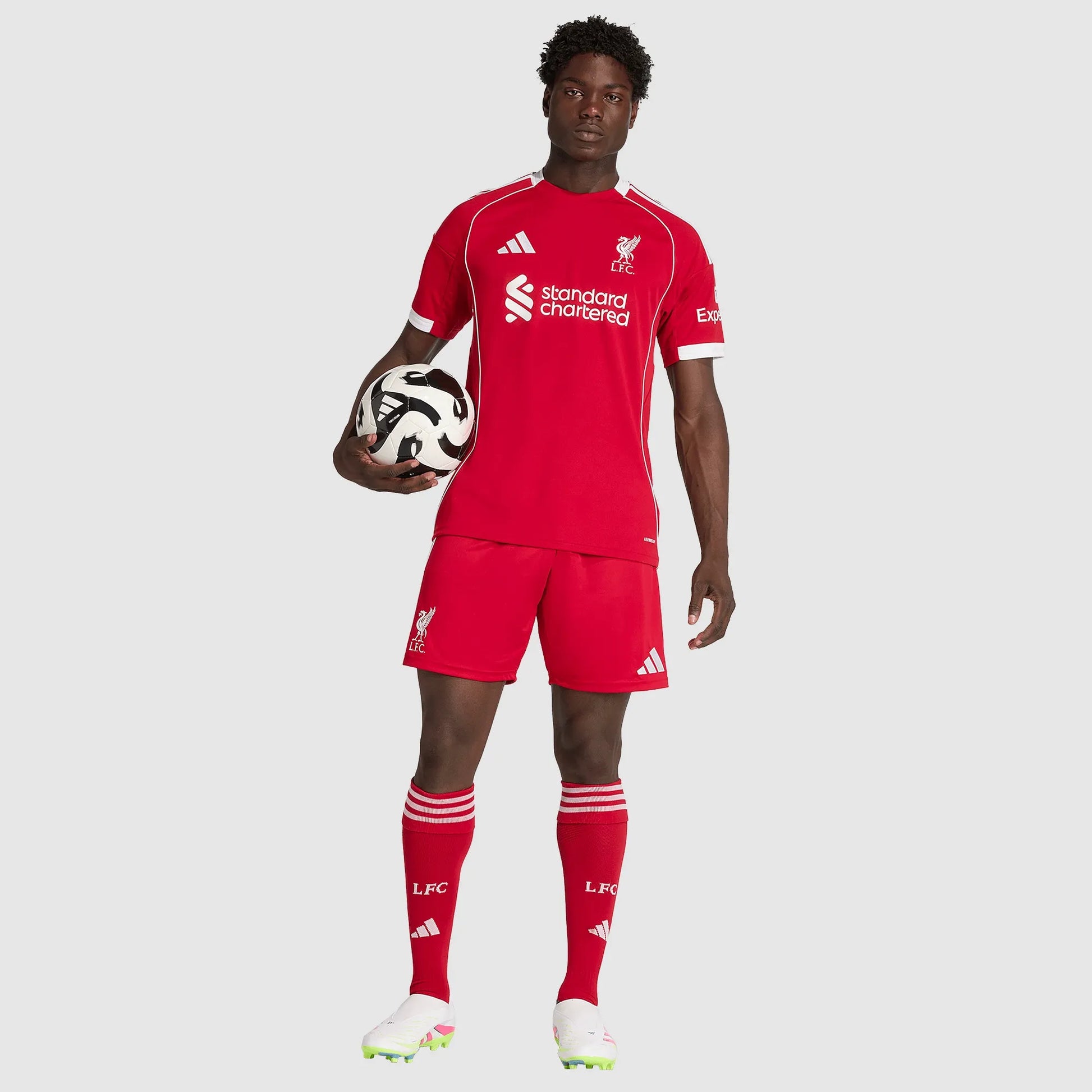 Shorts Adidas Liverpool 2025/26 I — imagem 3