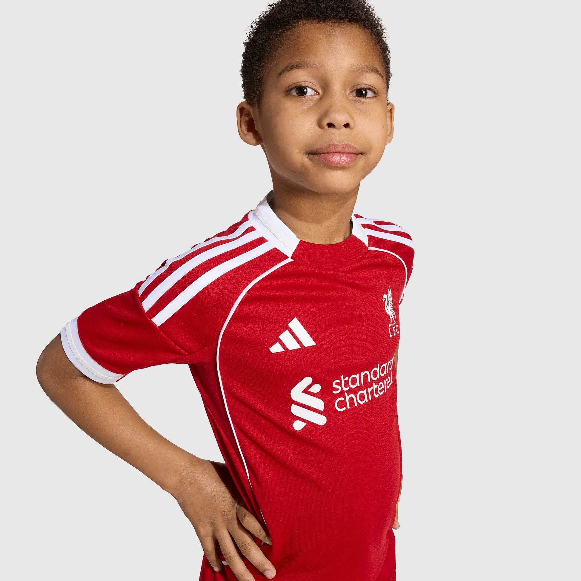Conjunto Infantil adidas Liverpool 2025/26 I — imagem 4
