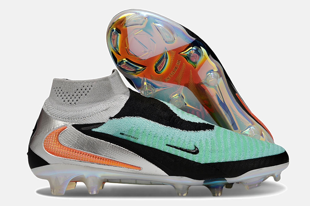 Chuteira Nike Phantom 6 Elite FG - Azul e Branco