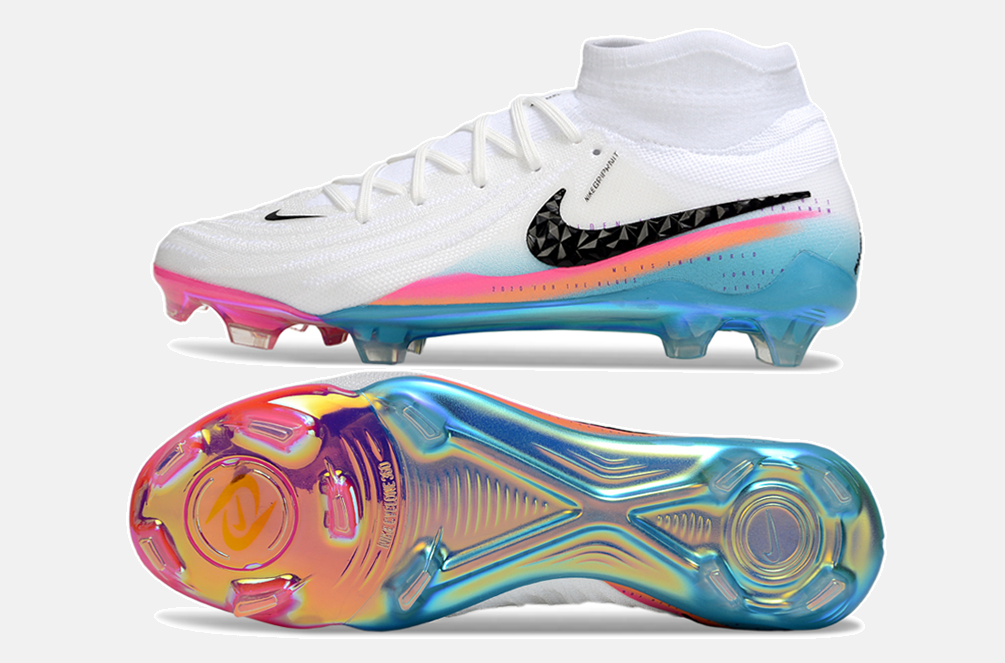 Nike Phantom Luna Elite FG - Branca, Rosa, Laranja e Azul