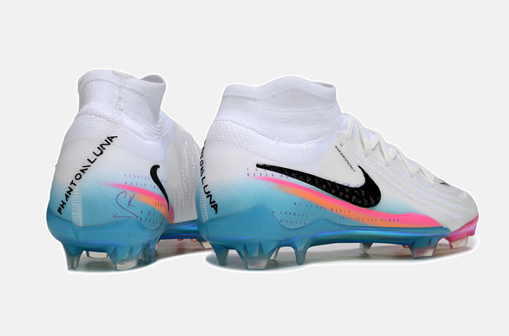 Nike Phantom Luna Elite FG - Branca, Rosa, Laranja e Azul