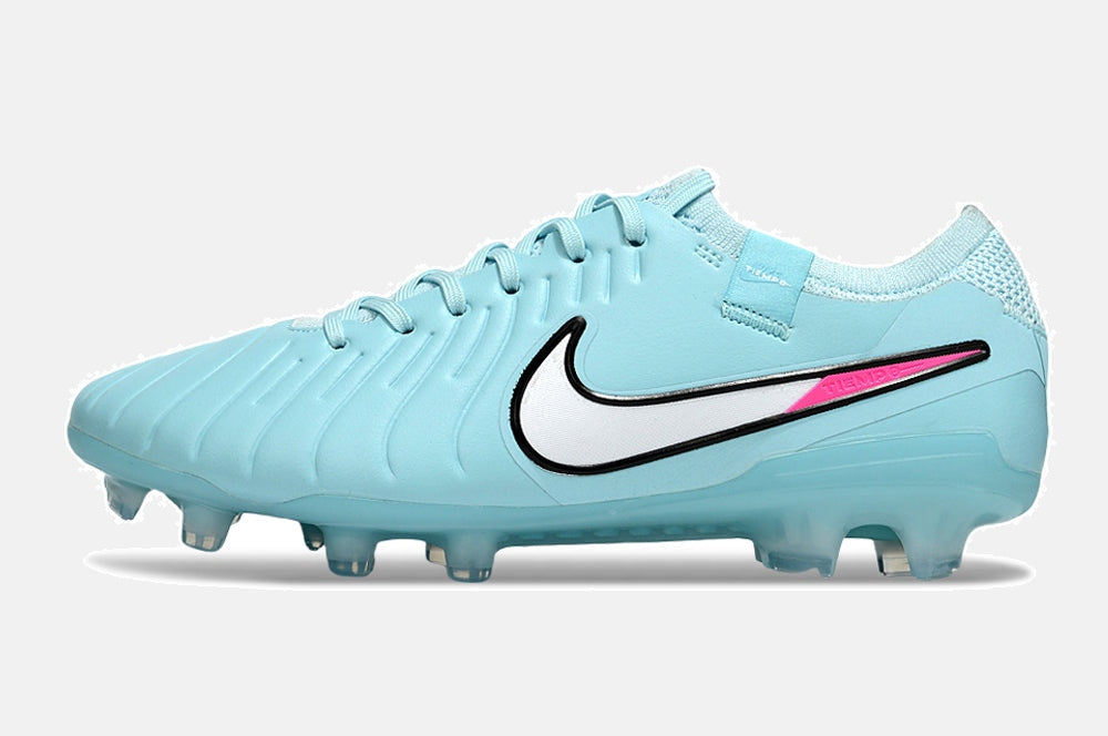 Nike Tiempo Legend 10 X Elite FG -  Azul, Rosa e Branca - Pack Prism