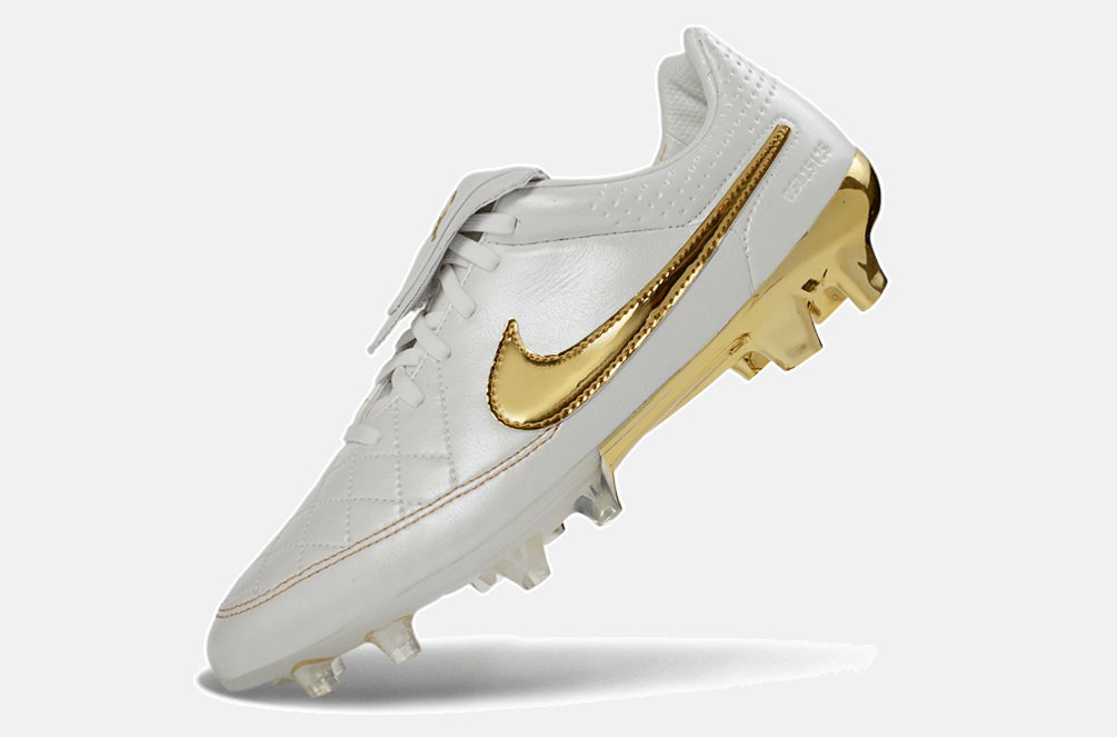 Nike Tiempo Legend Elite FG - Branca e Dourada - Touch of Gold - MAGNUM SPORT*
