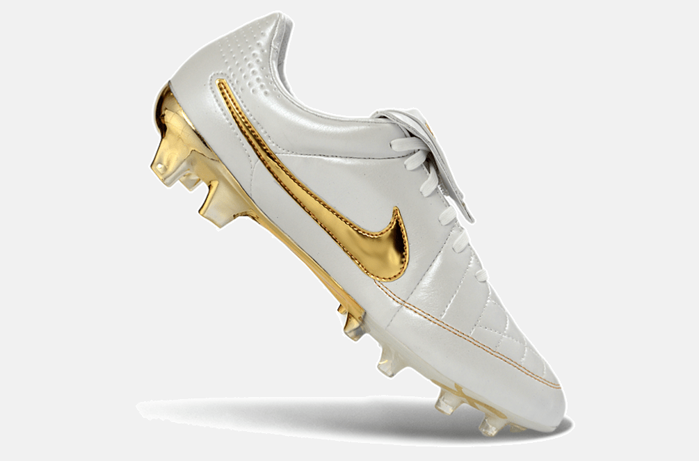 Nike Tiempo Legend Elite FG - Branca e Dourada - Touch of Gold - MAGNUM SPORT*