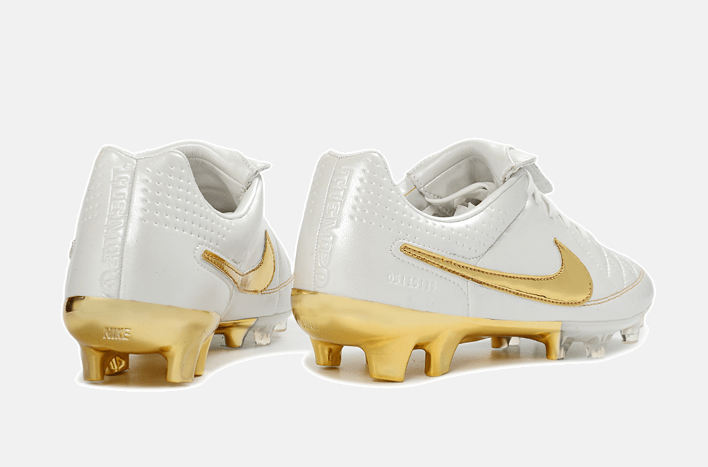 Nike Tiempo Legend Elite FG - Branca e Dourada - Touch of Gold - MAGNUM SPORT*