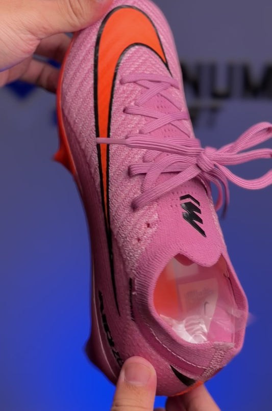 Chuteira Nike Air Zoom Mercurial Vapor 16 Elite FG - Rosa - Pack Scary Good