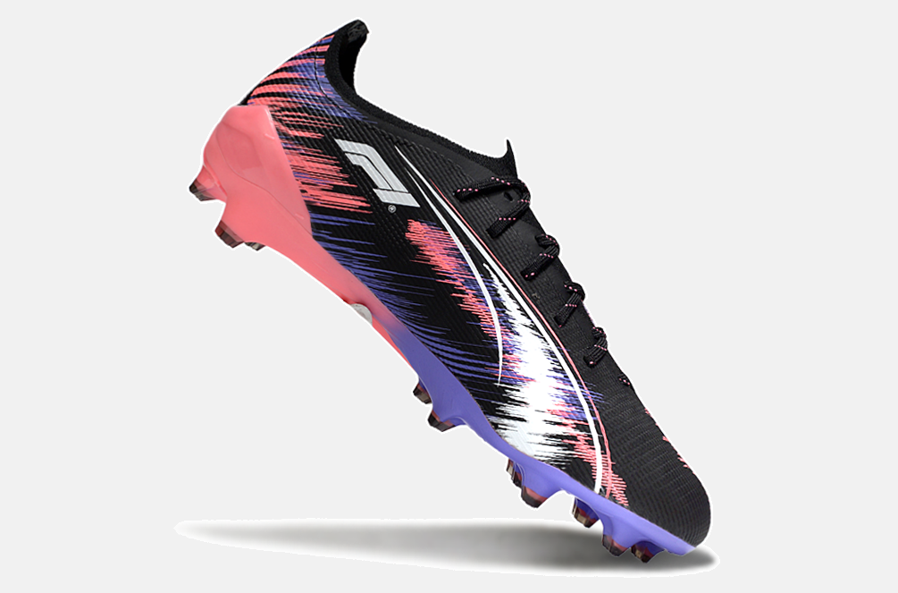 Puma Ultra 5 FG - Preto, Rosa e Roxo