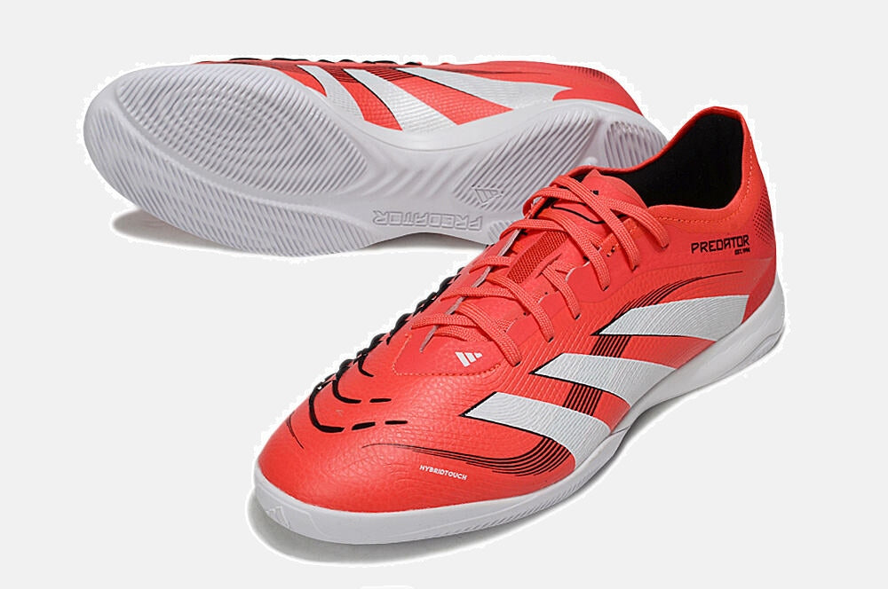 Tênis Futsal Adidas Predator Elite Fold-Over Tongue IC - Laranja e Branca