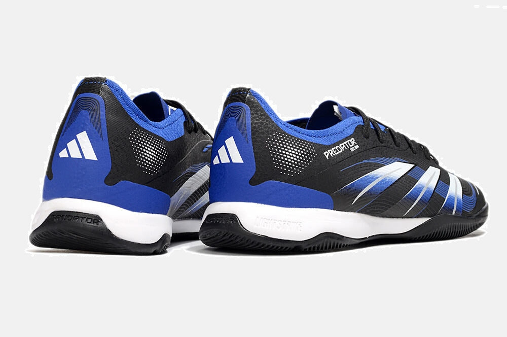 Tênis Futsal Adidas Predator Elite Fold-Over Tongue IC - Preta, Azul e Branca
