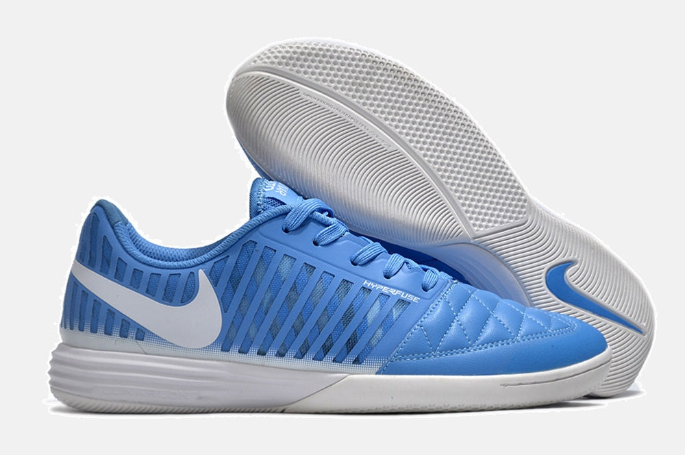 Tênis Futsal Nike Lunar Gato IC - Azul e Branca