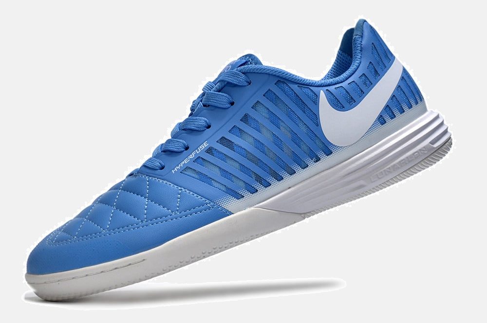 Tênis Futsal Nike Lunar Gato IC - Azul e Branca