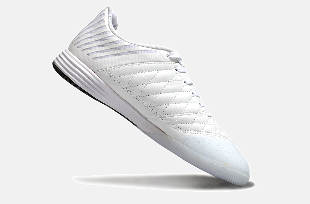Tênis Futsal Nike Lunar Gato IC - Branca e Prata