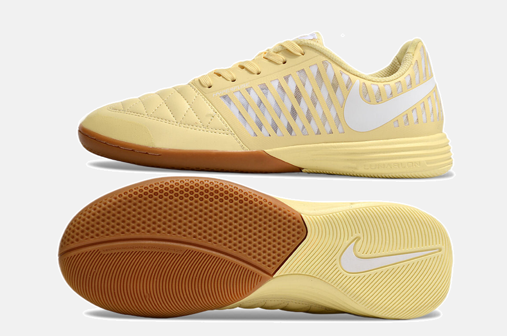 Tênis Futsal Nike Lunar Gato IC - Creme