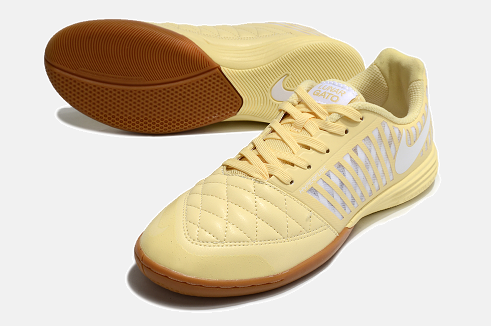 Tênis Futsal Nike Lunar Gato IC - Creme