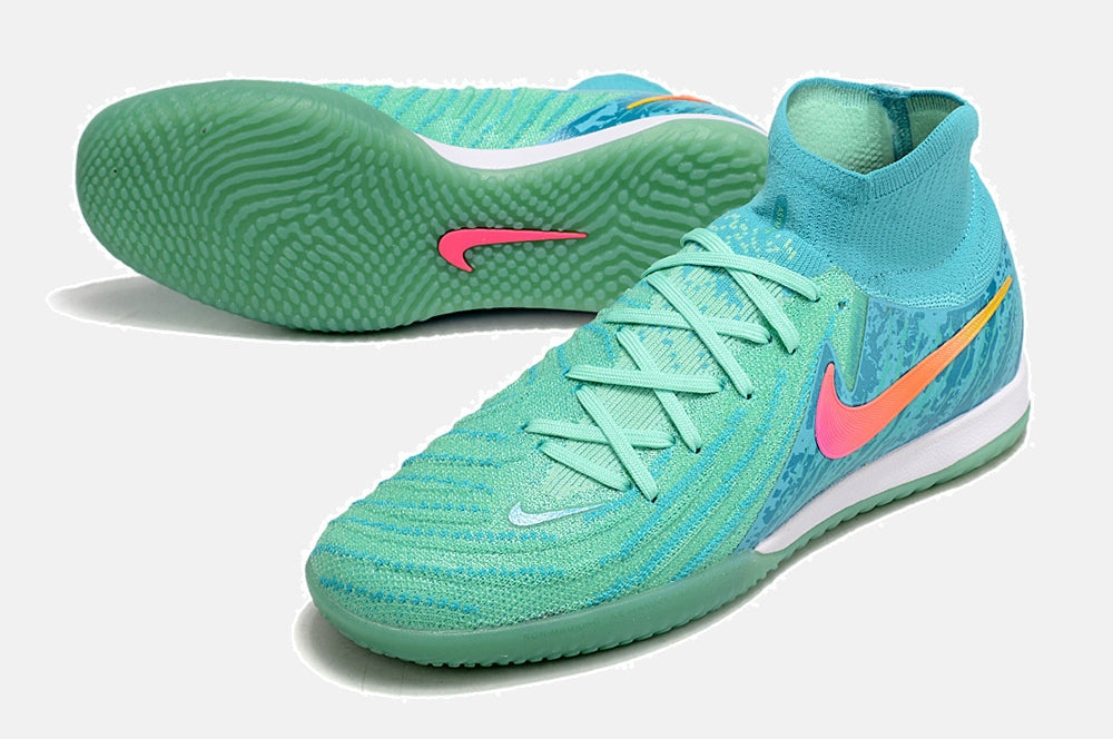 Tênis Futsal Nike Phantom Luna IC - Azul e Verde