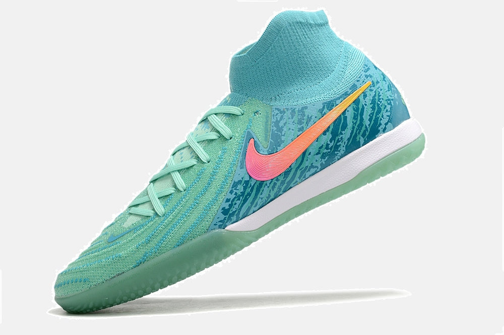 Tênis Futsal Nike Phantom Luna IC - Azul e Verde