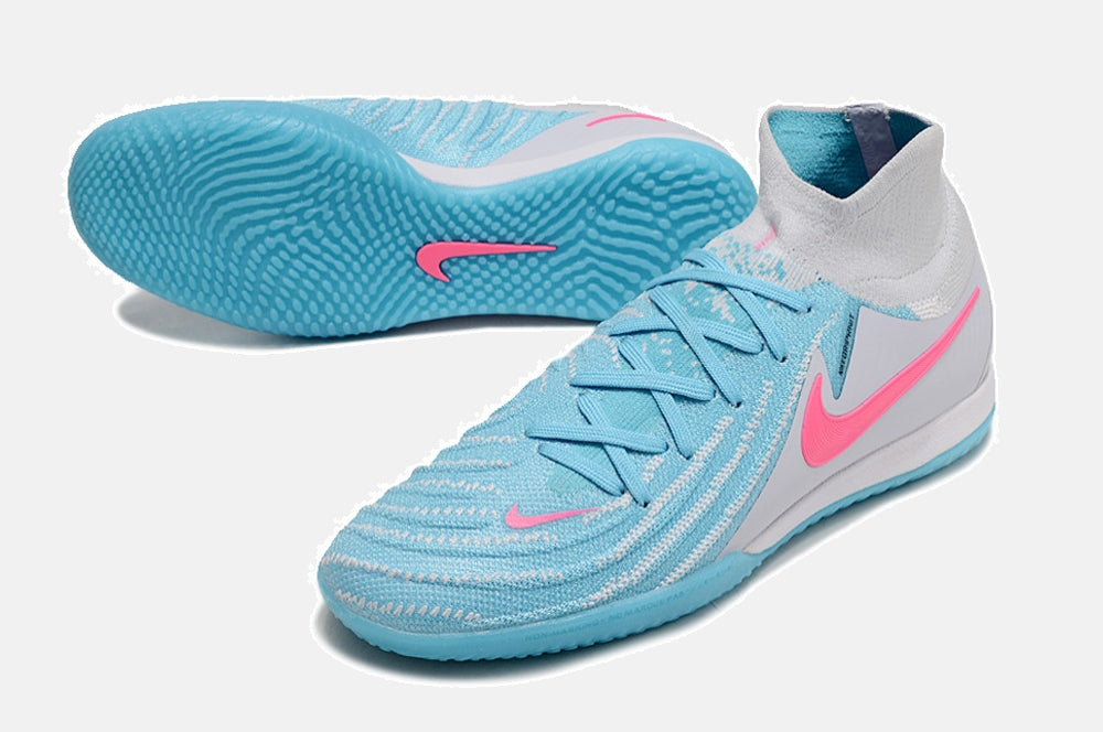 Tênis Futsal Nike Phantom Luna IC - Branca e Azul
