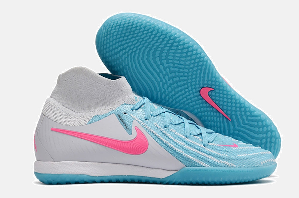 Tênis Futsal Nike Phantom Luna IC - Branca e Azul