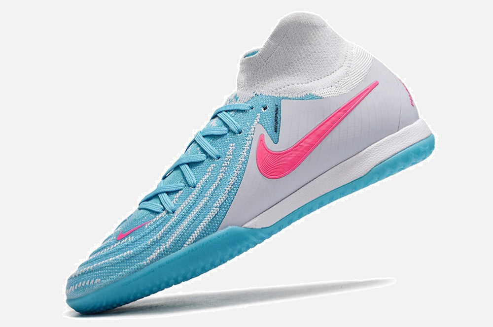 Tênis Futsal Nike Phantom Luna IC - Branca e Azul