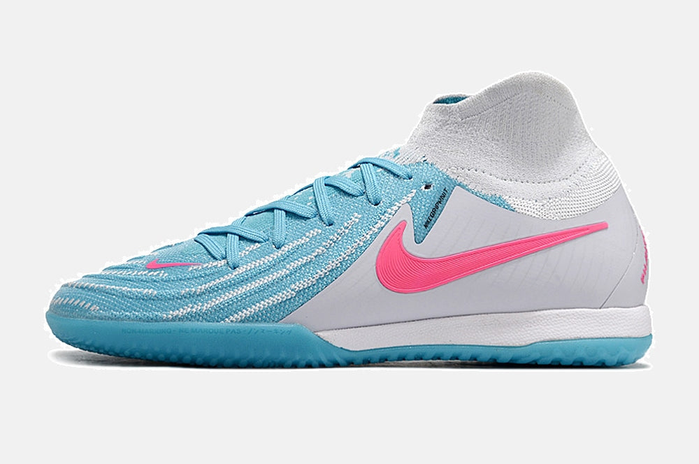 Tênis Futsal Nike Phantom Luna IC - Branca e Azul