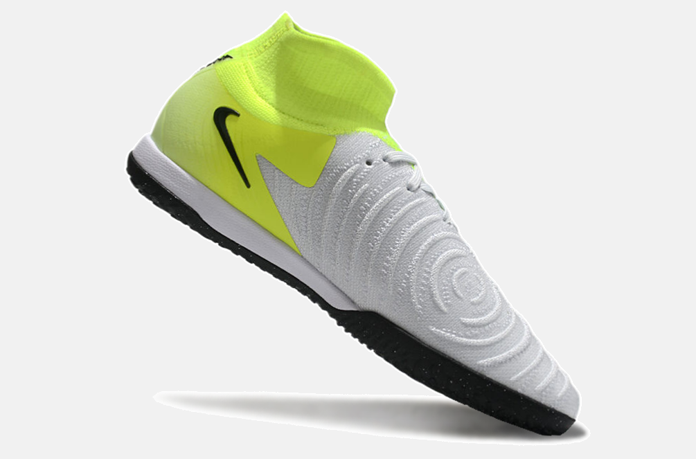 Tênis Futsal Nike Phantom Luna IC - Branca, Verde e Preta