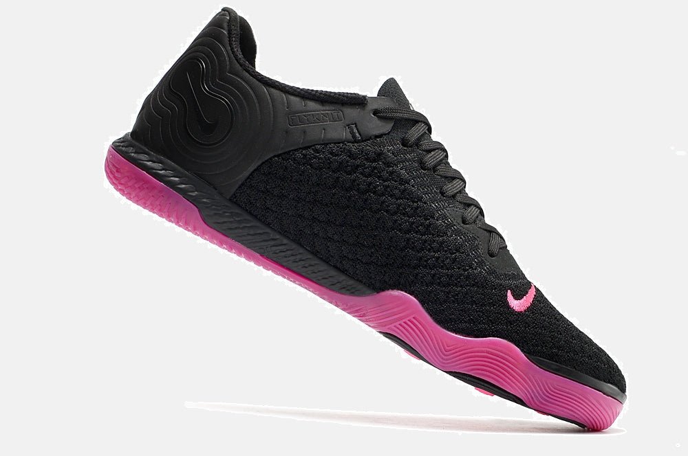 Tênis Futsal Nike React Gato IC - Preta e Rosa