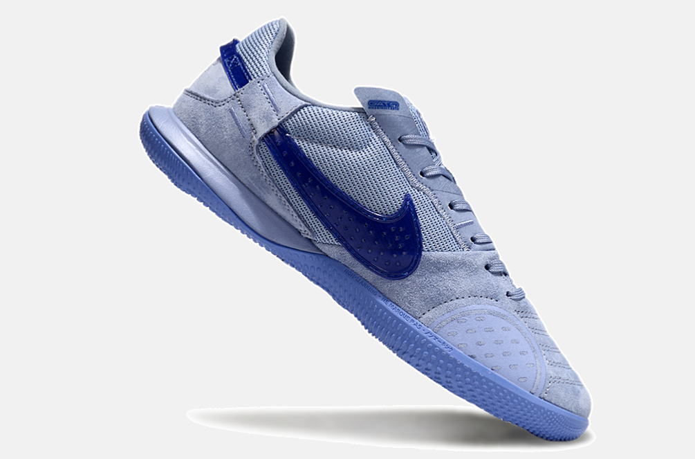 Tênis Futsal Nike Street Gato IC - Azul e Azul Escura