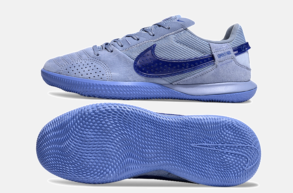 Tênis Futsal Nike Street Gato IC - Azul e Azul Escura