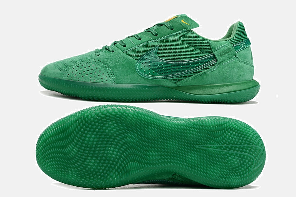 Tênis Futsal Nike Street Gato IC - Verde - vista traseira